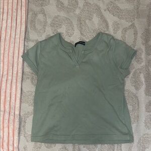 Brandy Melville light green top